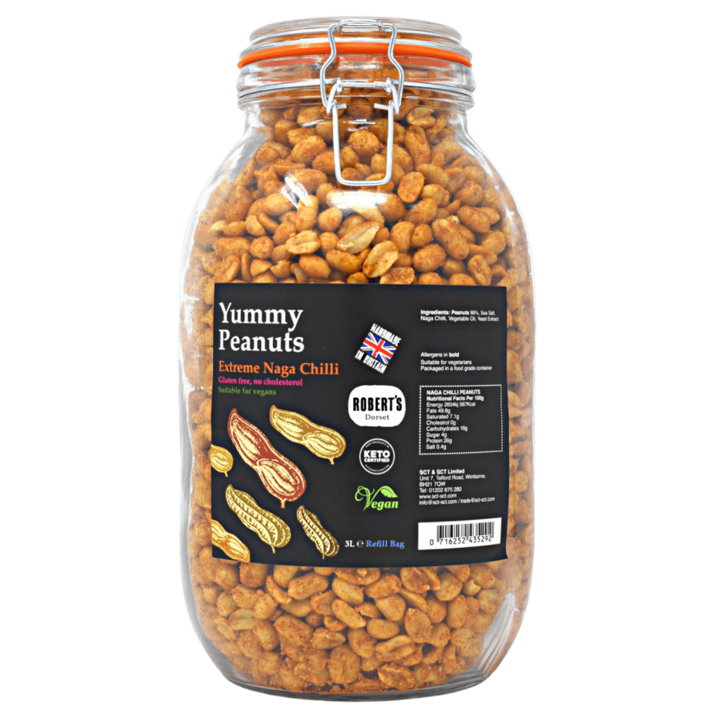 Peanuts_3LJar_Naga Chilli Peanuts_3LJar_Naga Chilli