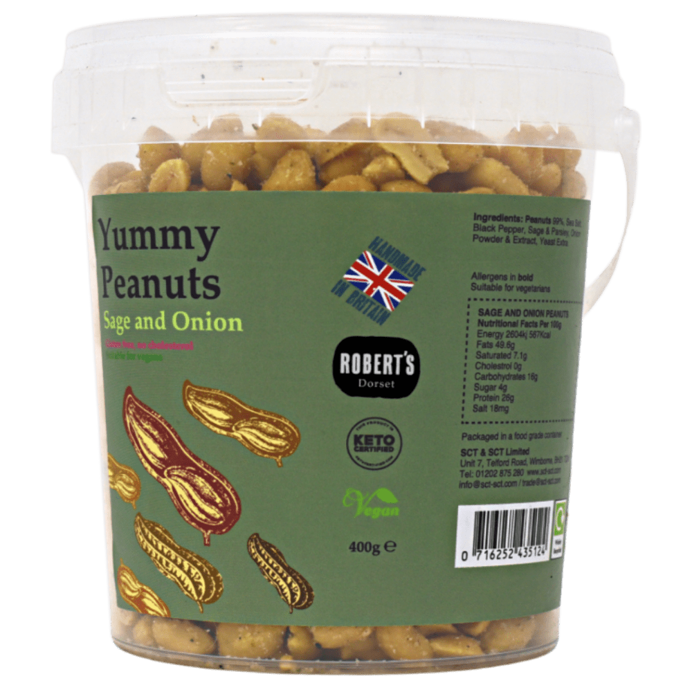 Peanuts_400g_Sage & Onion Peanuts_400g_Sage & Onion