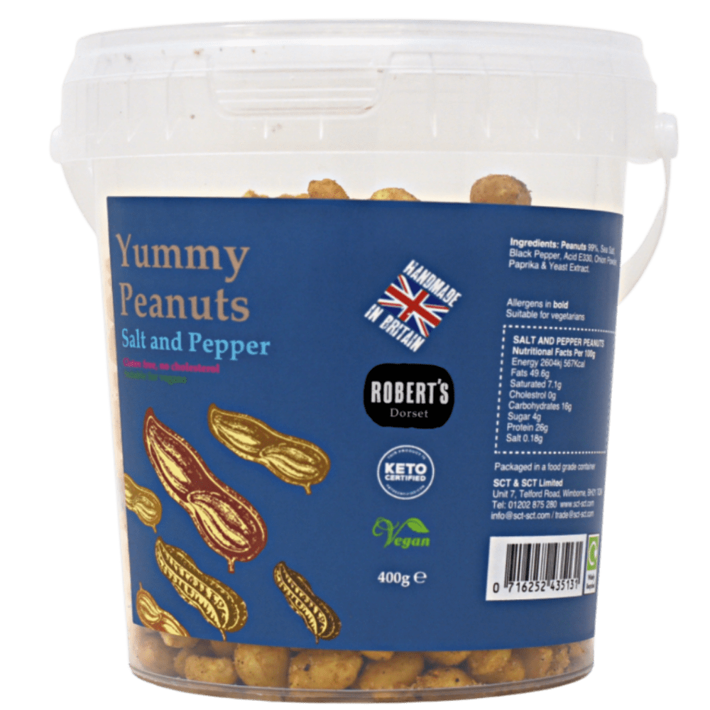 Peanuts_400g_Salt & Pepper Peanuts_400g_Salt & Pepper